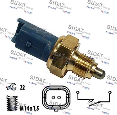 Sidat 3.234181A2 - Contacteur, feu de recul cwaw.fr