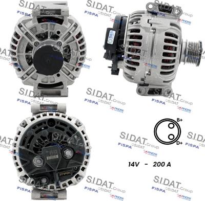 Sidat A12BH0561 - Alternateur cwaw.fr