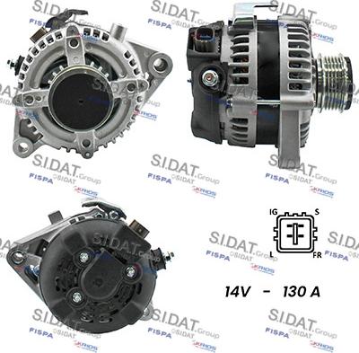 Sidat A12DE0722 - Alternateur cwaw.fr