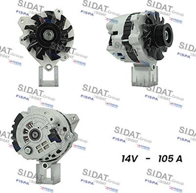 Sidat A12DR1101A2 - Alternateur cwaw.fr