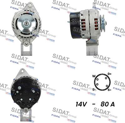 Sidat A12ML0326A2 - Alternateur cwaw.fr