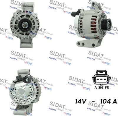 Sidat A12VS0060 - Alternateur cwaw.fr