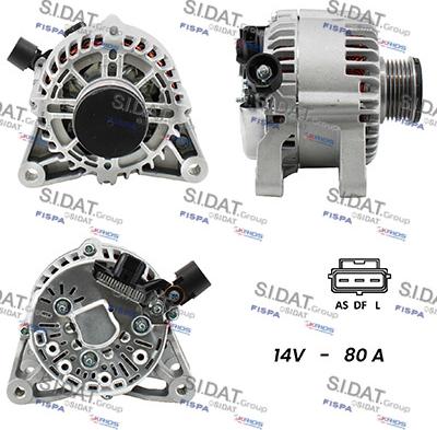 Sidat A12VS0021A2 - Alternateur cwaw.fr