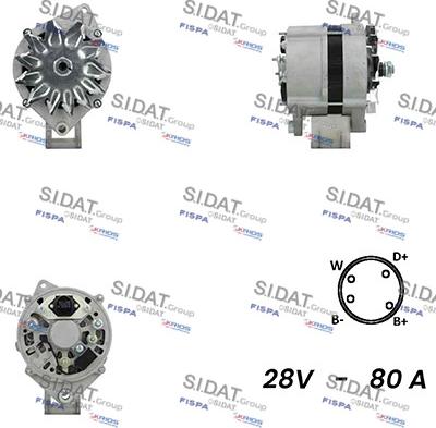 Sidat A24BH0061 - Alternateur cwaw.fr