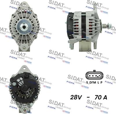 Sidat A24DR0075 - Alternateur cwaw.fr