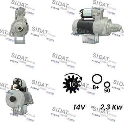 Sidat S12BH0469A2 - Démarreur cwaw.fr