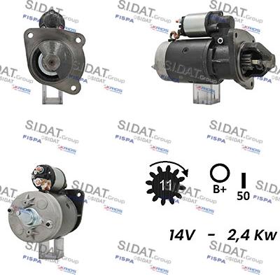 Sidat S12BH0464A2 - Démarreur cwaw.fr