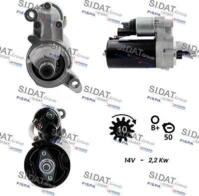 Sidat S12BH0425 - Démarreur cwaw.fr