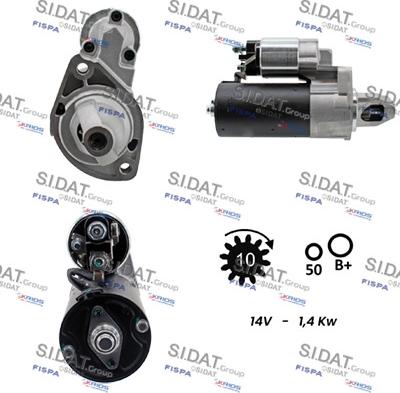 Sidat S12BH0472A2 - Démarreur cwaw.fr