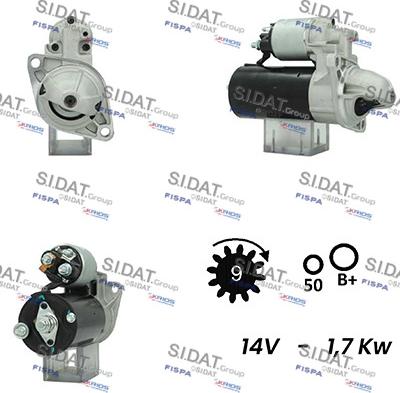 Sidat S12BH0535A2 - Démarreur cwaw.fr