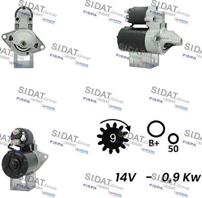 Sidat S12BH0530A2 - Démarreur cwaw.fr