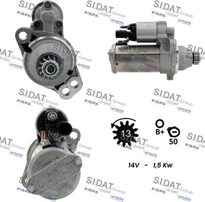 Sidat S12BH0602 - Démarreur cwaw.fr