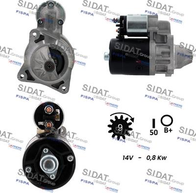 Sidat S12BH0612A2 - Démarreur cwaw.fr