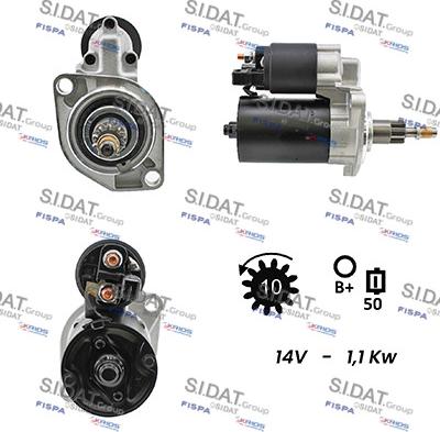 Sidat S12BH0623A2 - Démarreur cwaw.fr