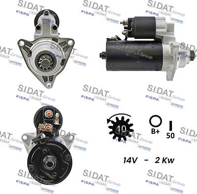 Sidat S12BH0622A2 - Démarreur cwaw.fr