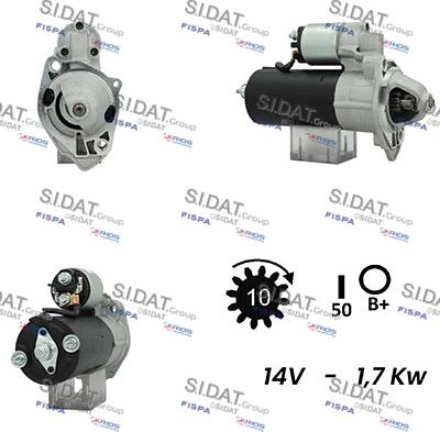 Sidat S12BH0674A2 - Démarreur cwaw.fr