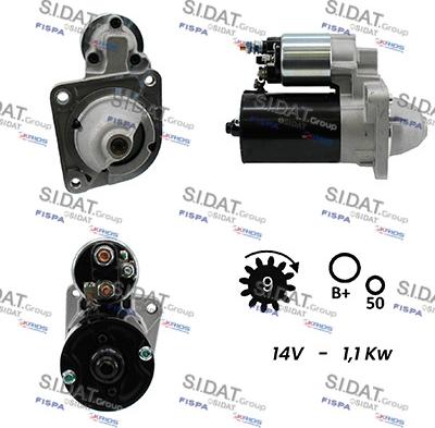 Sidat S12BH0099A2 - Démarreur cwaw.fr