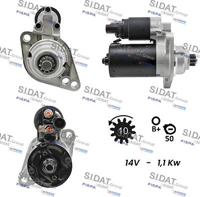 Sidat S12BH0094A2 - Démarreur cwaw.fr