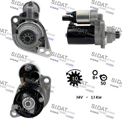 Sidat S12BH0094 - Démarreur cwaw.fr