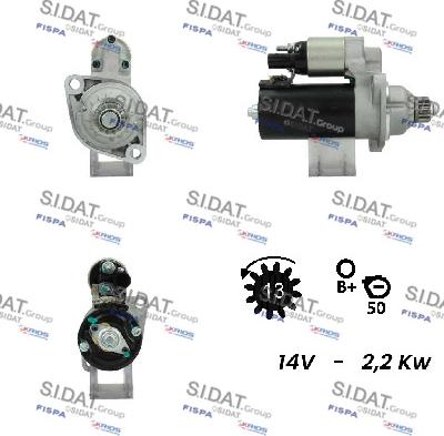 Sidat S12BH0096A2 - Démarreur cwaw.fr