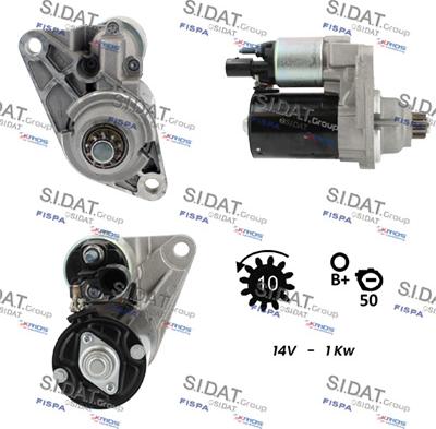 Sidat S12BH0093 - Démarreur cwaw.fr