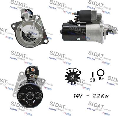 Sidat S12BH0045A2 - Démarreur cwaw.fr