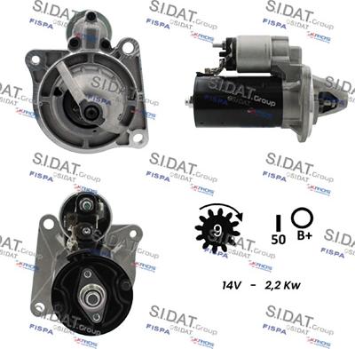 Sidat S12BH0046 - Démarreur cwaw.fr