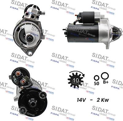 Sidat S12BH0066A2 - Démarreur cwaw.fr