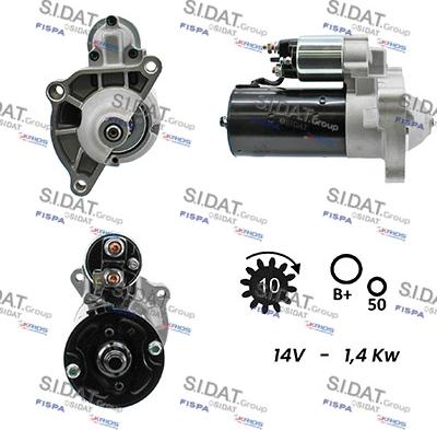 Sidat S12BH0005A2 - Démarreur cwaw.fr