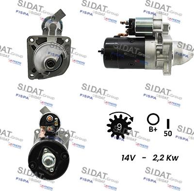 Sidat S12BH0083A2 - Démarreur cwaw.fr