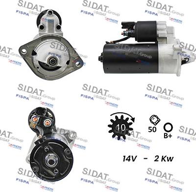 Sidat S12BH0087A2 - Démarreur cwaw.fr