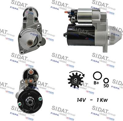 Sidat S12BH0147A2 - Démarreur cwaw.fr