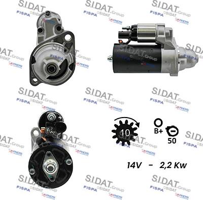 Sidat S12BH0169A2 - Démarreur cwaw.fr