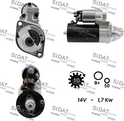 Sidat S12BH0100A2 - Démarreur cwaw.fr