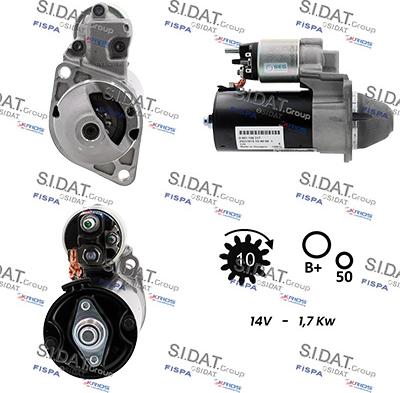 Sidat S12BH0100 - Démarreur cwaw.fr