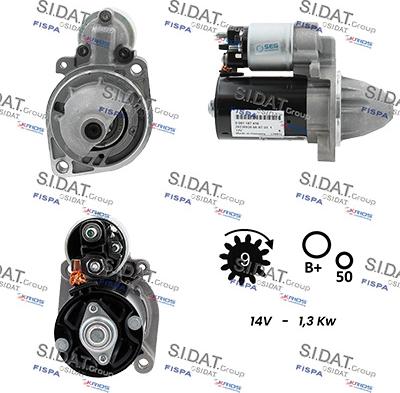 Sidat S12BH0118 - Démarreur cwaw.fr