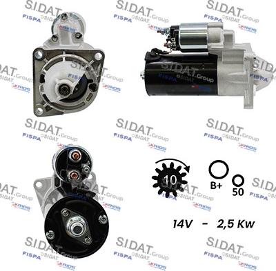 Sidat S12BH0184A2 - Démarreur cwaw.fr