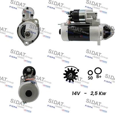 Sidat S12BH0185A2 - Démarreur cwaw.fr