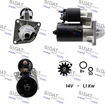 Sidat S12BH0183A2 - Démarreur cwaw.fr