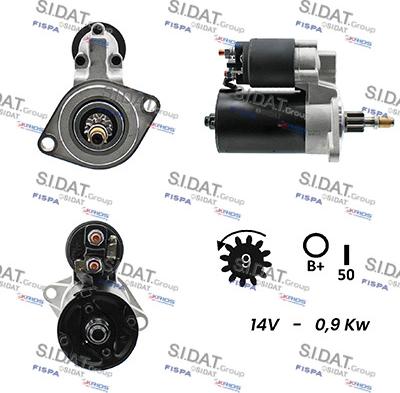 Sidat S12BH0126A2 - Démarreur cwaw.fr