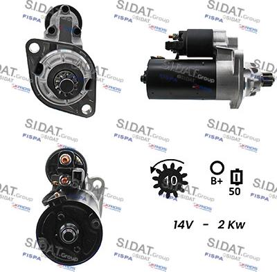 Sidat S12BH0127 - Démarreur cwaw.fr