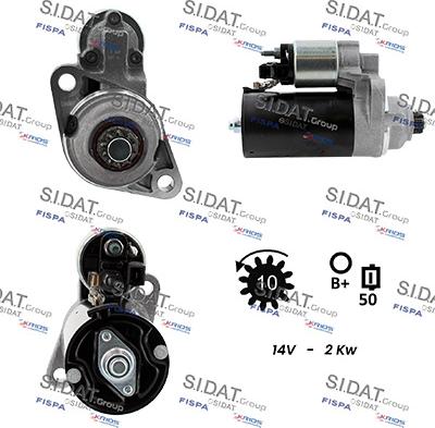 Sidat S12BH0175 - Démarreur cwaw.fr