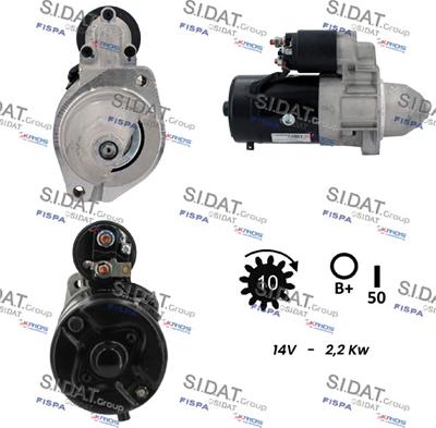 Sidat S12BH0808A2 - Démarreur cwaw.fr