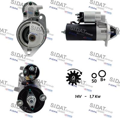 Sidat S12BH0878A2 - Démarreur cwaw.fr