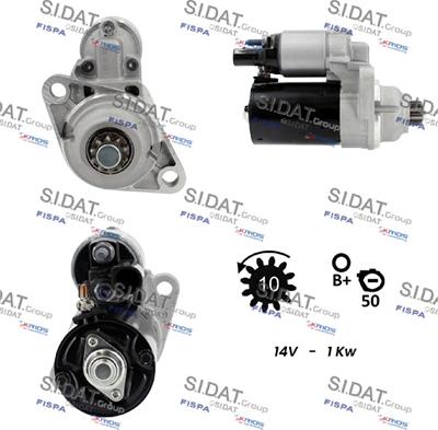 Sidat S12BH0247 - Démarreur cwaw.fr