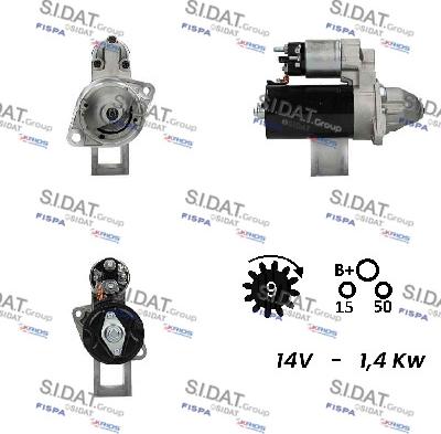 Sidat S12BH0235A2 - Démarreur cwaw.fr