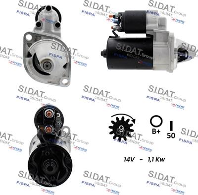 Sidat S12BH0793A2 - Démarreur cwaw.fr