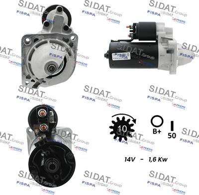 Sidat S12BH0792A2 - Démarreur cwaw.fr