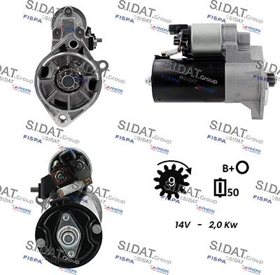 Sidat S12BH0785 - Démarreur cwaw.fr