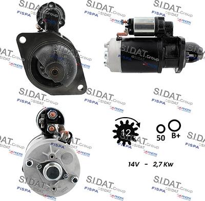 Sidat S12BH0783A2 - Démarreur cwaw.fr